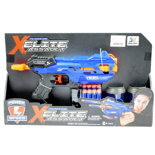Elite Assault: Sada pěnových střelných zbraní s náboji 29x15cm obrázek 4