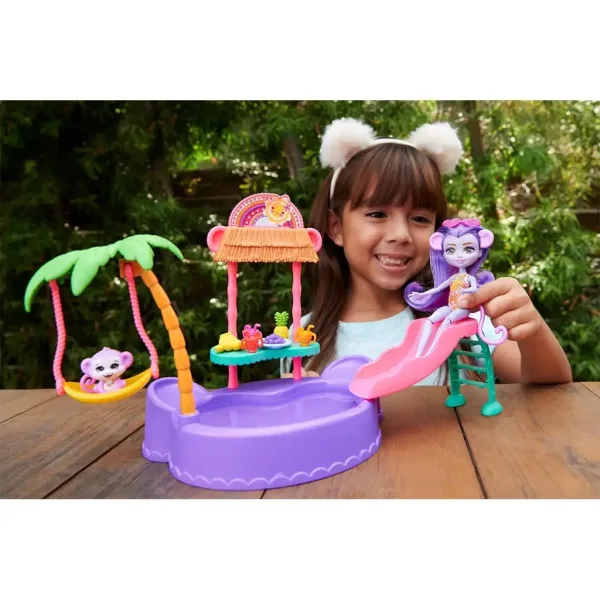 Enchantimals: Opiččina bazénová párty herní set - Mattel obrázek 3