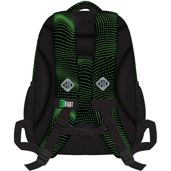 Ergonomický školní batoh St.Right Green Halfton, BP05 42x30x19 cm obrázek 2