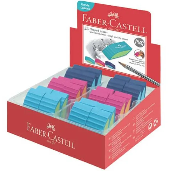 Faber-Castell: Bicolor guma v různých barvách, 1 ks obrázek 1