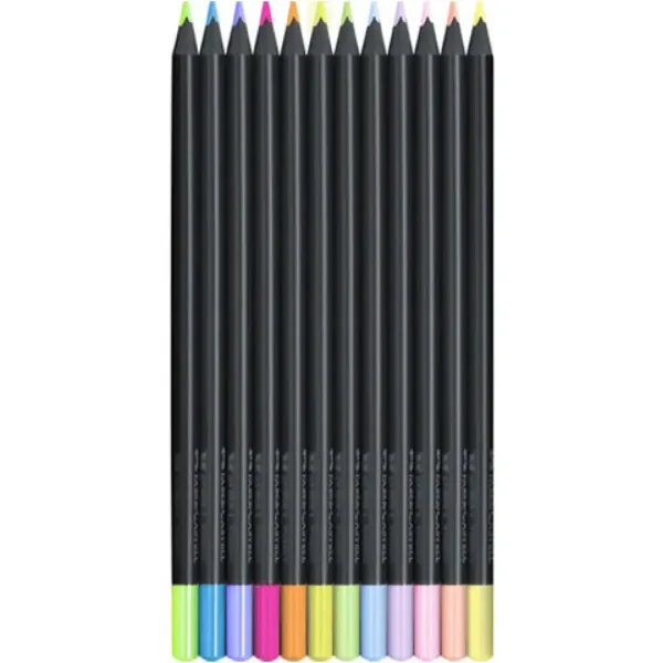 Faber-Castell: Black Edition Pastel barevné tužky sada 12 ks obrázek 2