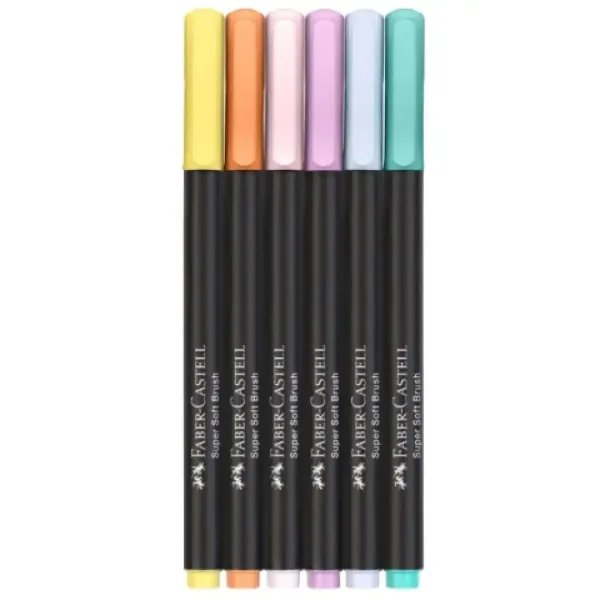 Faber-Castell: Black Edition pastelové barvy, sada 6 barevných fixů obrázek 2