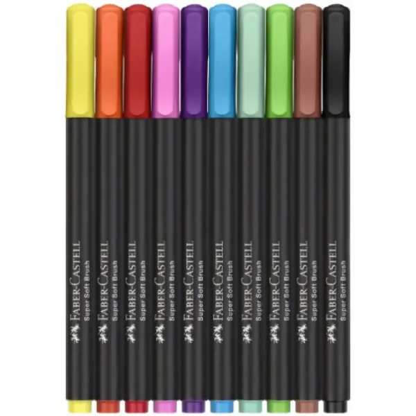 Faber-Castell: Black Edition sada 10 barevných fixů obrázek 2