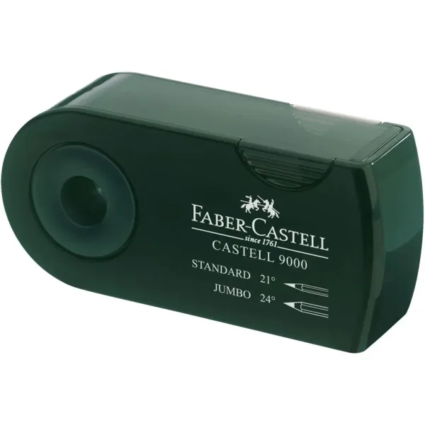 Faber-Castell: Castell 9000 zelené dvojité ořezávátko obrázek 2