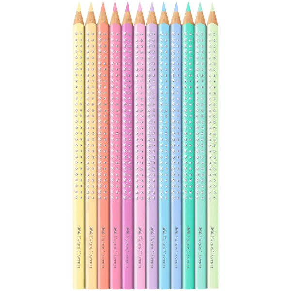 Faber-Castell: Sada 12 pastelových barevných tužek Sparkle v kovové krabičce obrázek 2