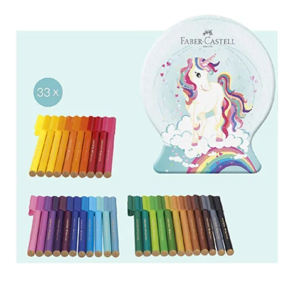 Faber-Castell: Sada fixů Connector s motivem jednorožce, 33 kusů v krabici obrázek 2