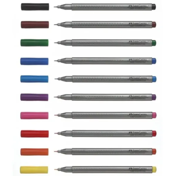 Faber-Castell: Sada fixů Grip 0,4 mm, 10 kusů obrázek 2