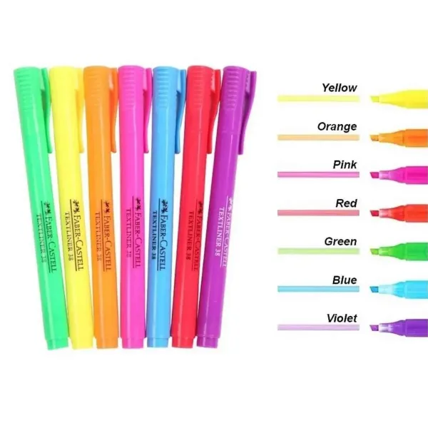 Faber-Castell: Textliner 38 Sada zvýrazňovačů s fluorescenčními barvami, 8 kusů v balení obrázek 2