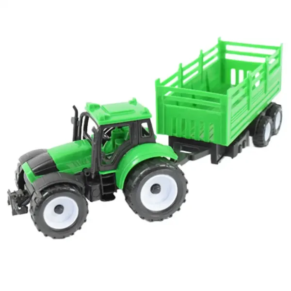 Farmer Truck: Sada farmářských traktorů s přívěsem, 3 kusy, 28 cm obrázek 2