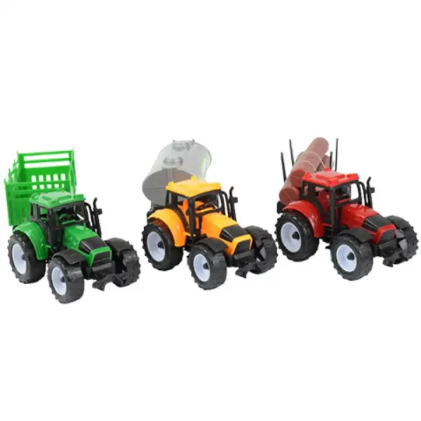 Farmer Truck: Sada farmářských traktorů s přívěsem, 3 kusy, 28 cm obrázek 5