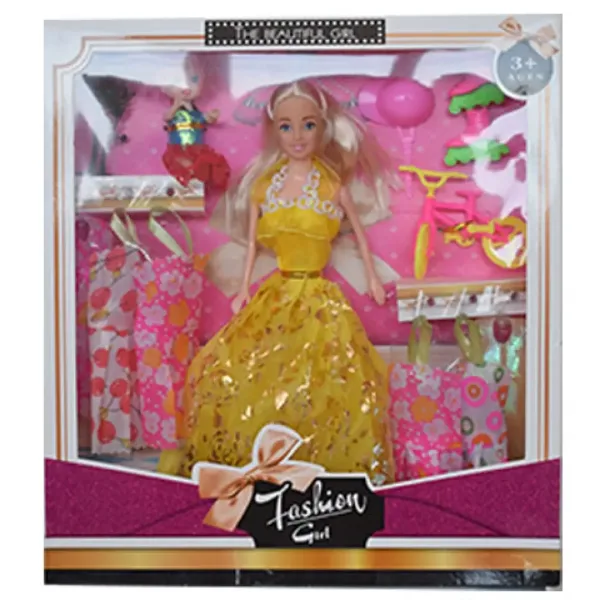 Fashion Girl: Panenka a dětská panenka s kolem a doplňky 28 cm obrázek 6