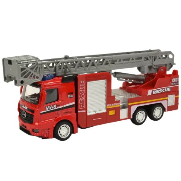 Fire Rescue: Požární nákladní auto na kolech se světlem a zvukem v různých variantách 19cm 1ks obrázek 2