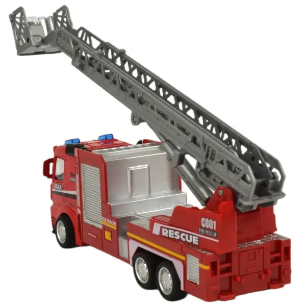 Fire Rescue: Požární nákladní auto na kolech se světlem a zvukem v různých variantách 19cm 1ks obrázek 4