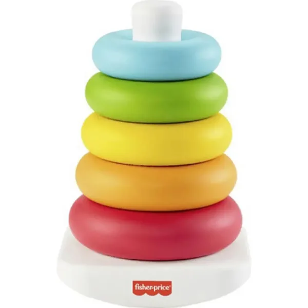 Fisher-Price: ECO Barevná skládací pyramida - dětská hračka - Mattel obrázek 2