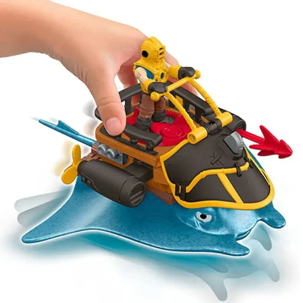 Fisher-Price: Imaginext Kapitán Nemo a rejnok pirátský hračkový set - Mattel obrázek 3