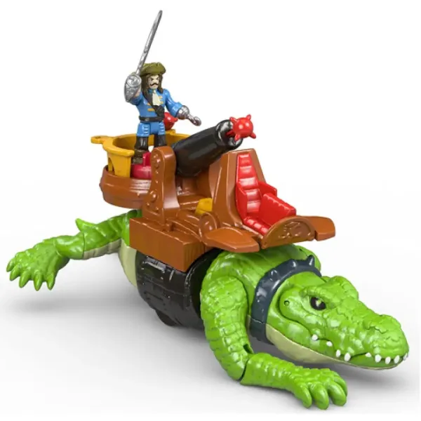 Fisher-Price: Imaginext krokodýl a kapitán Hook hračkový set - Mattel obrázek 3