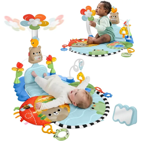 Fisher-Price: Interaktivní hrací podložka s medvídkem - Mattel obrázek 2