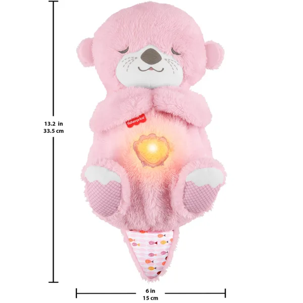Fisher-Price: Růžová spící vydra s funkcemi - Mattel obrázek 3