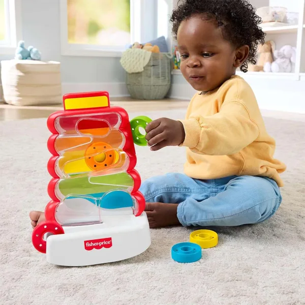 Fisher-Price: Zsupsz – herní sada s kroužkovou věží – Mattel obrázek 2