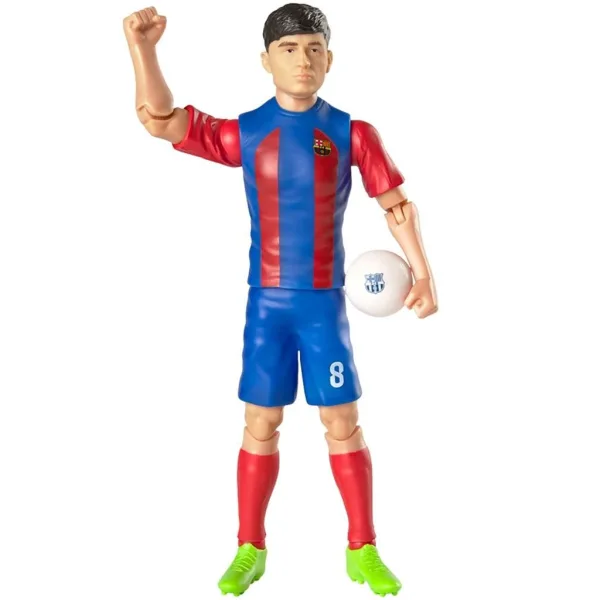 Fotbalová akční figurka, 20 cm – FC Barcelona, Pedri s číslem 8 obrázek 3
