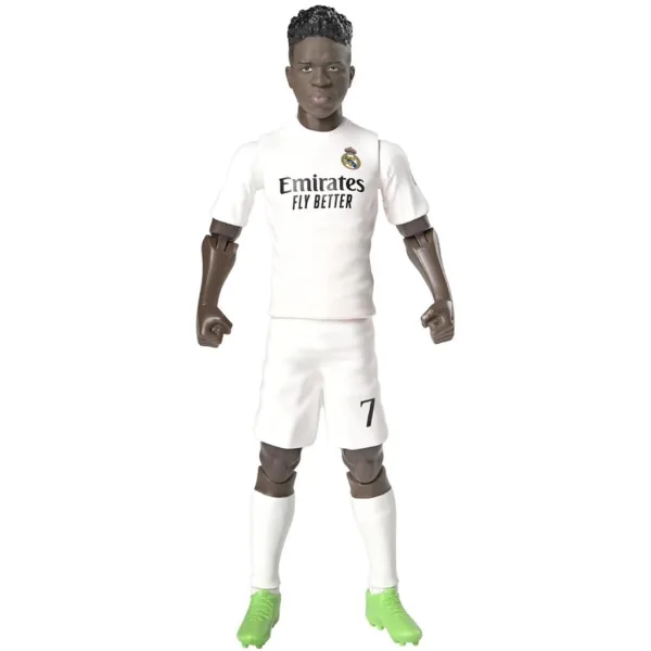 Fotbalová akční figurka, 20 cm – Real Madrid, Vinícius v dresu číslo 7 obrázek 2