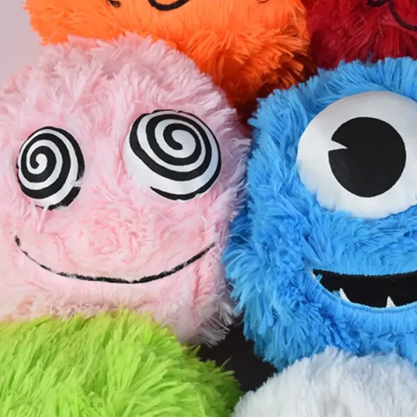Fuzzy Monsters chlupaté plyšové koule v různých variantách 23cm obrázek 5