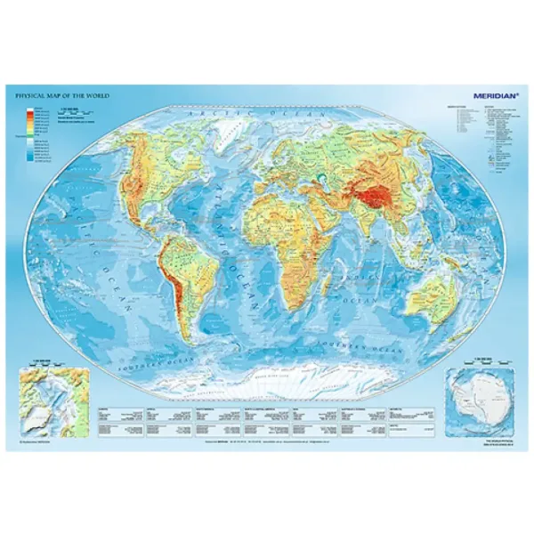 Fyzická mapa Země 1000 kusů Puzzle - Trefl obrázek 2
