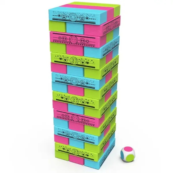 Gabby Domeček: Barevná věžová stavební hra Jenga - Spin Master obrázek 2