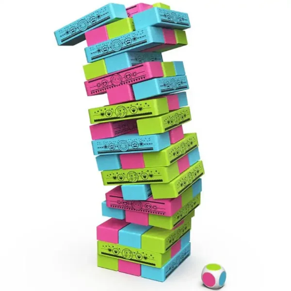 Gabby Domeček: Barevná věžová stavební hra Jenga - Spin Master obrázek 3