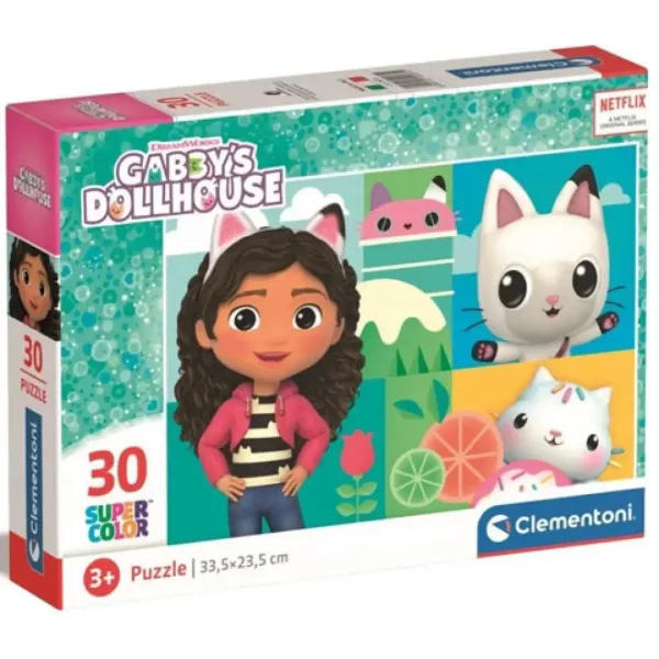 Gabi dětský domeček Supercolor puzzle 30 dílků - Clementoni obrázek 1