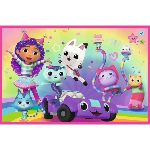 Gabi domeček pro panenky hra s Gabi 2x24dílné puzzle - Trefl obrázek 2