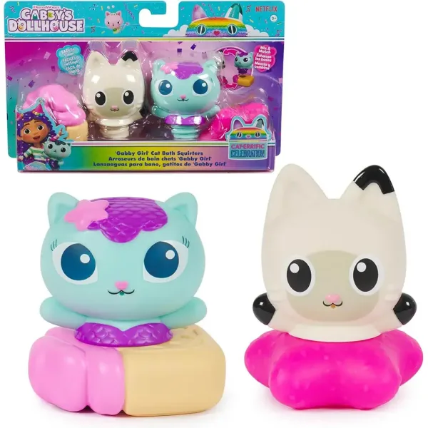 Gabiho domeček: Mercat a Pandy Paws koupací hračka stříkací - Spin Master obrázek 2