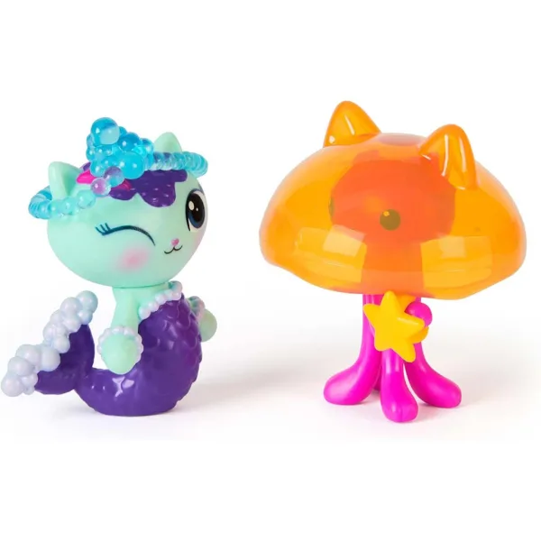Gábin domeček pro panenky Kino: Sada 2 figurek Aquaroom - MerCat a Kitty Jellyfish - Spin Master obrázek 2