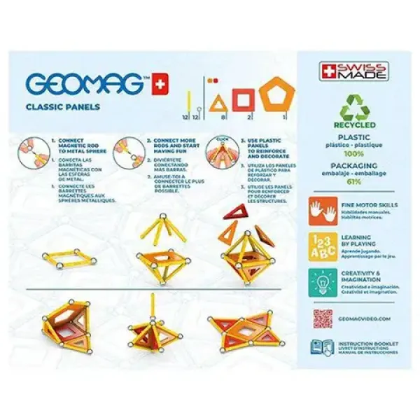Geomag Green Line Classic Panels magnetická stavebnice 35 ks obrázek 2