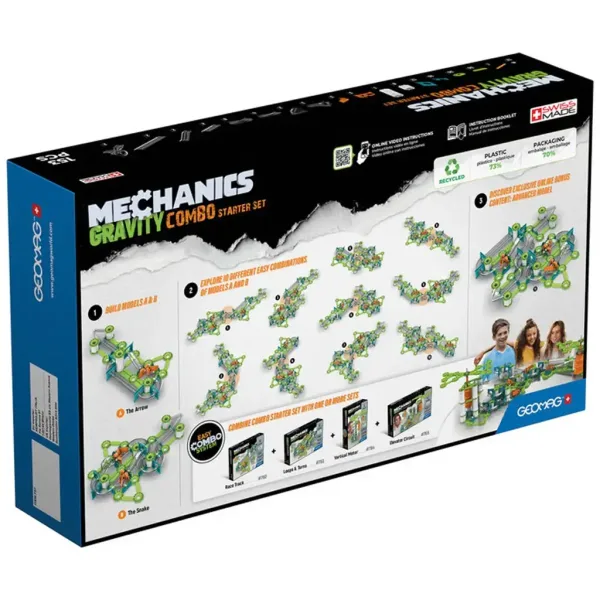 Geomag: Mechanics Gravity Recycled Startovací sada 153ks obrázek 2