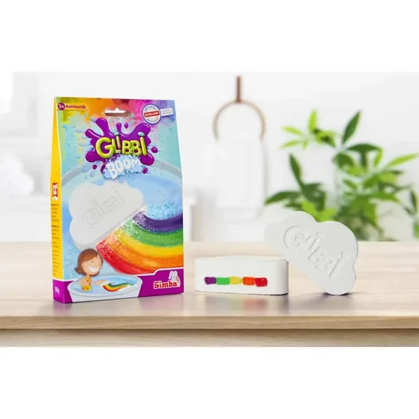 Glibbi Boom: koupelová bomba ve tvaru mraku s duhovými barvami - Simba toys obrázek 5