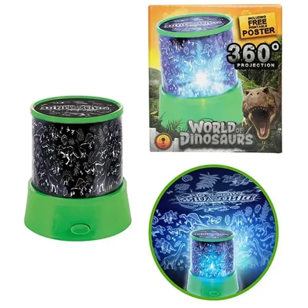 Glow N Fun projektorová lampa s dinosauřím motivem obrázek 2