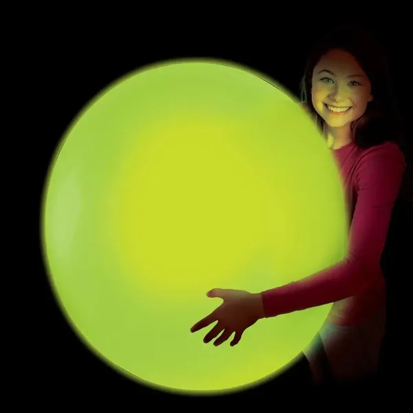 Glowzilla Wubble svítící bublinový míč neonově zelený 75 cm obrázek 2