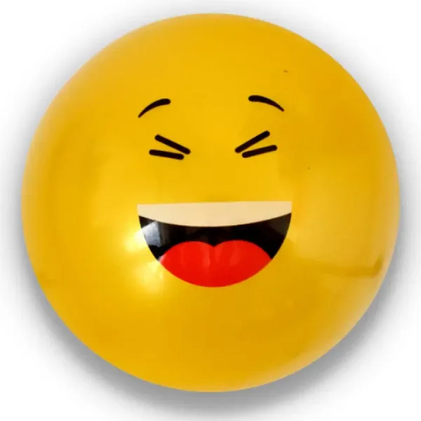 Gumový míč s motivem emoji v různých variantách, 23 cm. obrázek 4