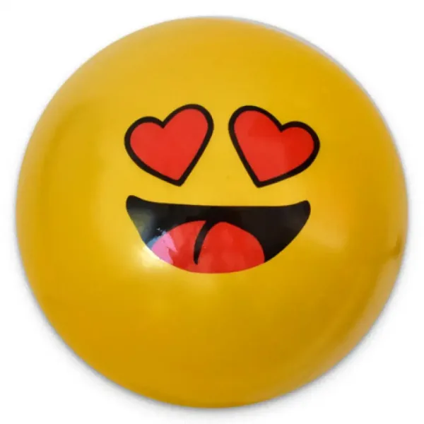 Gumový míč s motivem smajlíka v různých variantách 23 cm obrázek 2