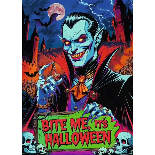 Hall of Horror Upír prémiový plus 1000dílné puzzle - Trefl obrázek 2
