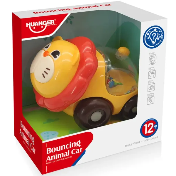 Happy World: Kutálející se chrastící lev 11 cm obrázek 3