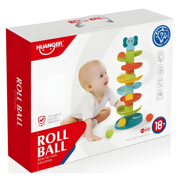 Happy World: Veselá sloní kuličková dráha 47cm obrázek 4