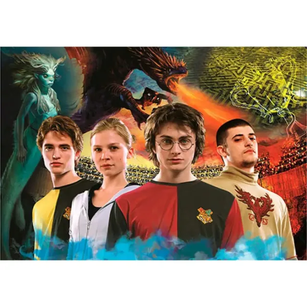 Harry Potter a Pohár tří kouzelníků soutěžící puzzle 1000 dílků - Clementoni obrázek 2