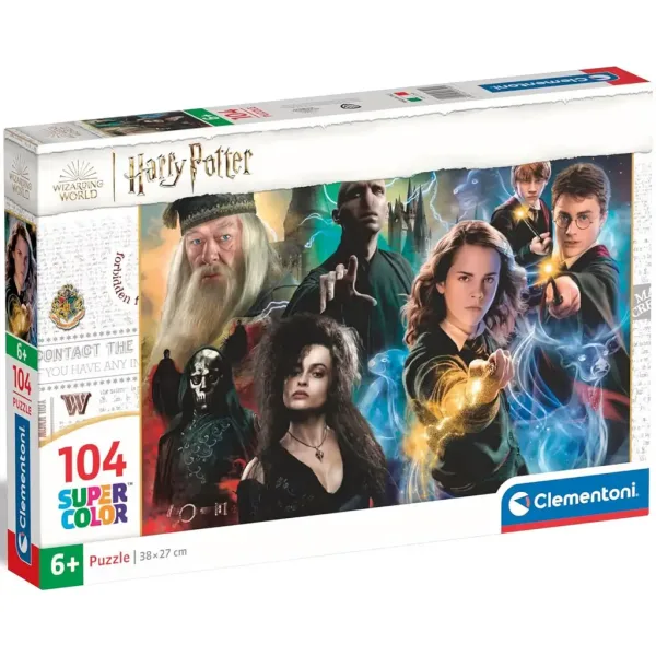 Harry Potter kouzelný souboj 104dílné supercolor puzzle - Clementoni obrázek 1