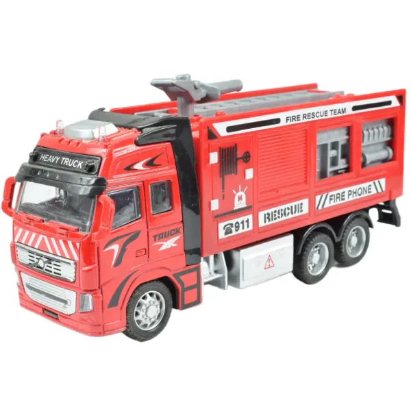 Hasičské auto: Požární vůz na volnoběh v různých provedeních 19 cm. obrázek 5