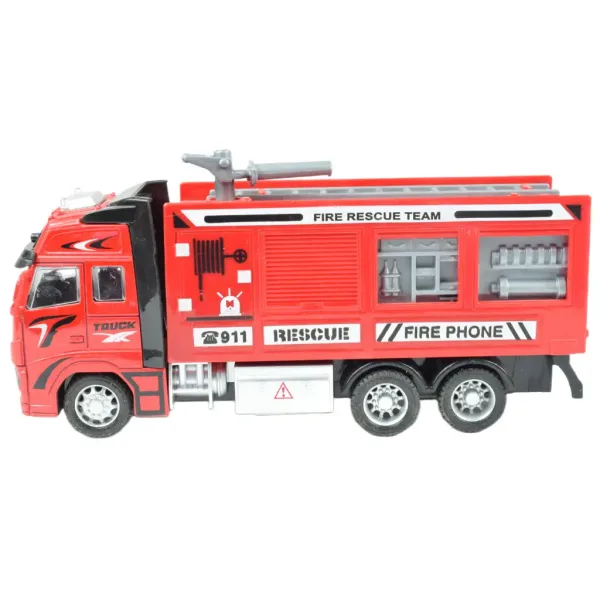Hasičské auto: Požární vůz na volnoběh v různých provedeních 19 cm. obrázek 6