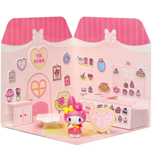 Hello Kitty: My Melody Čajový pokoj figurka s domkem na polepení - Comansi obrázek 3