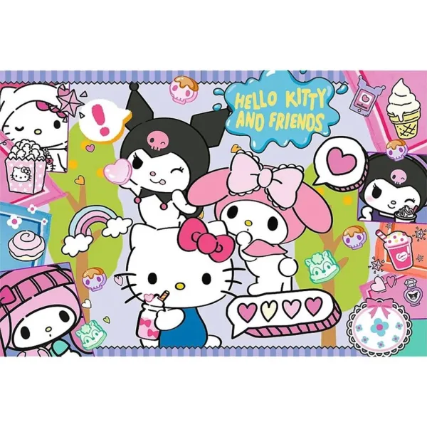 Hello Kitty a její přátelé 300dílné puzzle - Trefl obrázek 2