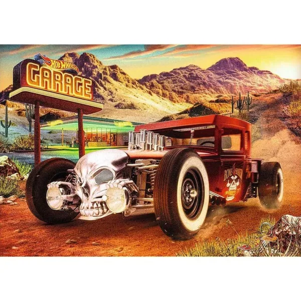 Hot Wheels: Bone Shaker 1000dílné Premium Plus puzzle - Trefl obrázek 2